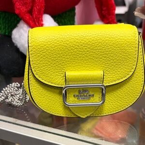 Coach Vibrant Yellow Mini Bag